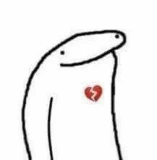 💔 8a70fe53 heartbreak, sad, cartoon, broken heart, emoticon, simple, love, emotional telegram sticker