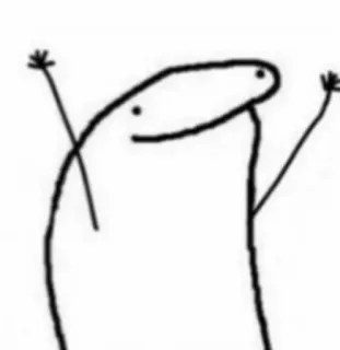 😁 99bf8e71 stick figure, line art, cartoon, drawing, simple telegram sticker