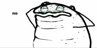 😭 fee21d80 no meme, crying, no, sad, internet telegram sticker