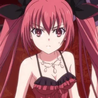 🔥 4a5949b0 애니메이션, 소녀, 빨간 머리, 만화 whatsapp sticker