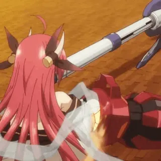 🔥 a5a024c2 애니메이션, 캐논, 무기, 액션, 총, 애니메이션 소녀 whatsapp sticker