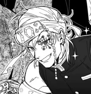 🎶 b5ea7f6f Tengen Uzui Demon Slayer Anime, Manga, Demon Slayer, Tengen Uzui, Uzui, Sound Hashira telegram sticker