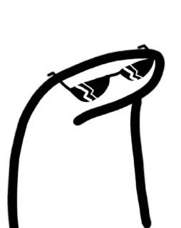 😎 29cbb831 สติกเกอร์, เท่, แว่นตา, มีม, วัฒนธรรมอินเทอร์เน็ต, ตลก telegram sticker