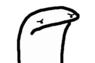 🤨 50699f61 บล็อบ, เศร้า, การ์ตูน, สติกเกอร์, ตลก telegram sticker