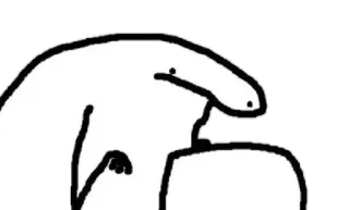 🙁 7f297e47 การ์ตูน, ตัวละคร, นามธรรม, เรียบง่าย telegram sticker