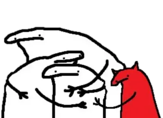 ❤️ b5c55539 florkofcows, มีม, การ์ตูน, หุ่นก้าง, ตลก, Flork, อินเทอร์เน็ตมีม telegram sticker