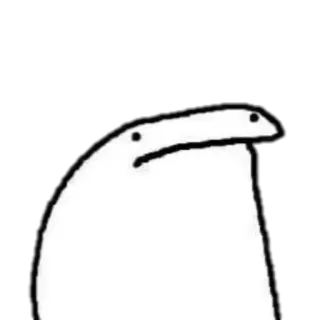 😐 e4cdf42d มีม, ตลก, เส้นขยุกขยิก, หยด, มีมอินเทอร์เน็ต telegram sticker