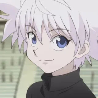 🙃 846ad70c Killua Zoldyck Hunter x Hunter Anime, Killua, Hunter x Hunter, Charakter, Junge, Weißes Haar telegram sticker