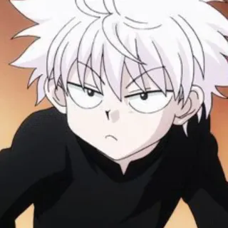 🧐 938d69a5 Killua Hunter x Hunter Anime, Killua, Hunter x Hunter, Cartoon, Charakter, Junge telegram sticker