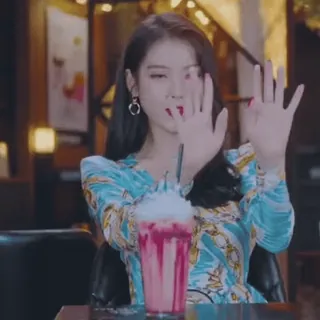 😙 44ed7b46 woman, hand, drink, cafe, person, portrait whatsapp sticker