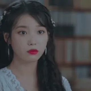 😌 cc6a7c7d IU, Lee Ji-eun, singer, actress, korean, celebrity, k-pop whatsapp sticker