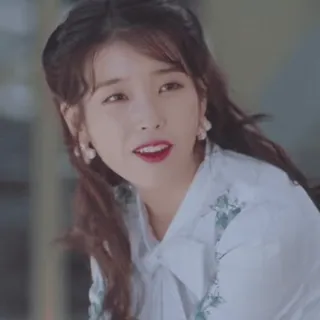 🤣 e4c37c2b IU IU, korean actress, singer, celebrity, woman, korean whatsapp sticker