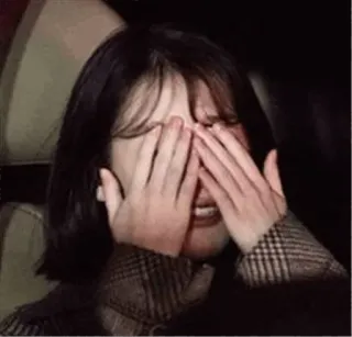 🙈 91ddadc8 crying, sad, woman, emotional, tears, despair whatsapp sticker