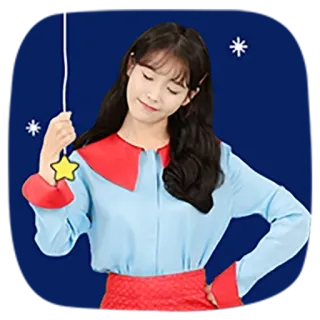 😴 fc0a6ab1 IU, Korean Singer, K-Pop, Celebrity, Star, Entertainment whatsapp sticker