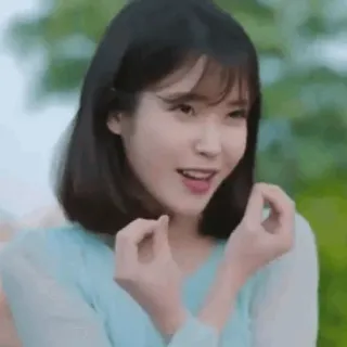 🦋 57dcc8de femme, souriante, mignon, fille, asiatique, coréenne whatsapp sticker