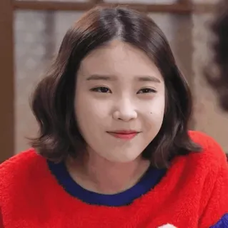 🦋 58865ed8 IU IU, K-pop, chanteuse, coréen, célébrité, actrice whatsapp sticker