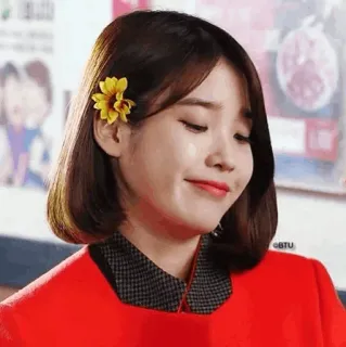 🦋 96ac19fe IU célébrité, kpop, chanteur, actrice, femme, portrait whatsapp sticker