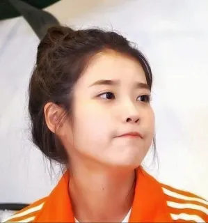 😶 219a5d90 IU IU, 韩国歌手, 演员, 名人, 韩流 telegram sticker