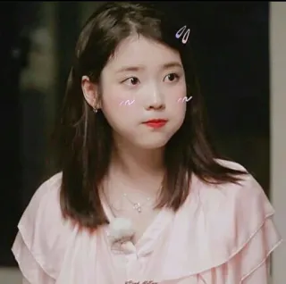 🥰 39ed498b IU IU, 歌手, 名人, 韩流, 韩国 telegram sticker