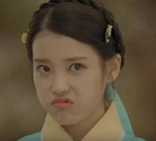 🥴 44a928e9 脸, 表情, 鬼脸, 女人, 亚洲人 telegram sticker