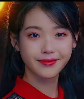 🙂 7a4950ec IU 韩国, 歌手, 女演员, 名人, 女人, 脸, iu telegram sticker