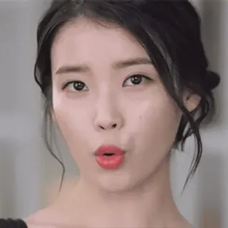 😉 22d0502b IU Корейский, Певец, K-Pop, Актриса whatsapp sticker