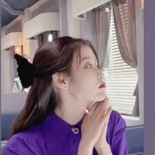 ✨️ 570ffb12 IU IU, K-Pop, Koreanischer Popstar, Lee Ji-eun, Schauspielerin, Sängerin whatsapp sticker