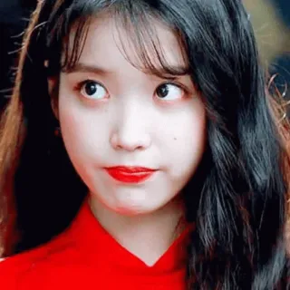 ✨️ 999634d9 IU IU, Koreanische Sängerin, K-Pop, Promi, Frau, Sängerin whatsapp sticker