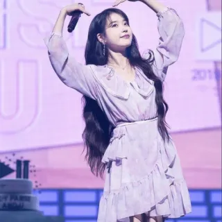 ✨️ d5ef78eb IU IU, K-Pop, Sängerin, Interpret, Idol whatsapp sticker