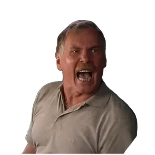 😤 ac339b01 hombre, ira, gritando, grito, cara, expresión telegram sticker