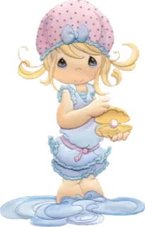 Precious moments  (cute❤) telegram stickers