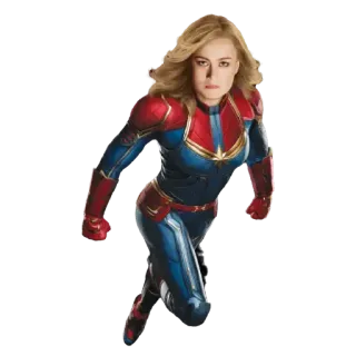 😚 66bcf0a9 Captain Marvel super-héros, Marvel, Captain Marvel, Brie Larson, comics, Avengers telegram sticker