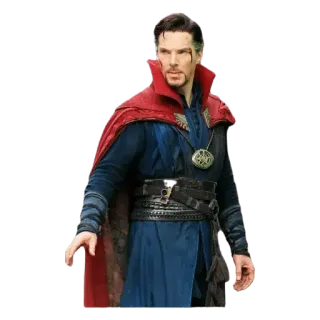 🧛‍♂ 731d87ce Doctor Strange Marvel Doctor Strange, Marvel, super-héros, magie, magicien, sorcier, cape, Benedict Cumberbatch telegram sticker