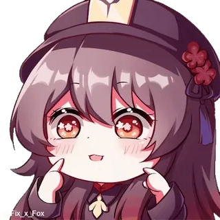 😀 0fb31e73 Hu Tao Genshin Impact Anime, Videogioco, Cartone animato, Carino, Hu Tao, Genshin Impact telegram sticker