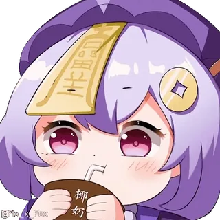 🥰 321d4122 椰奶 Anime, Bevanda, Carino, Cartone animato, Ragazza, Chibi telegram sticker