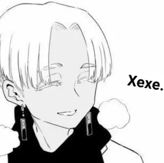 ☺ 3f5ab6f8 Xexe. Anime, Manga, Personaje, Dibujo, Caricatura, Arte telegram sticker