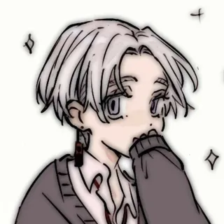 ☺ fad2e73a Anime, Personaje, Chico, Retrato, Manga, Dibujo animado telegram sticker