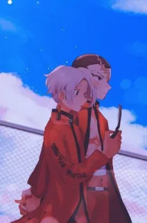 🌟 be0788d8 Anime, LGBT, Mignon, Dessin animé whatsapp sticker