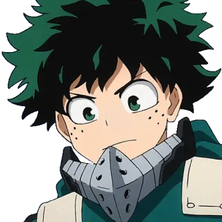 😒 faa6fc9f Izuku Midoriya My Hero Academia Anime, Manga, My Hero Academia, Izuku Midoriya, Deku, Postać telegram sticker