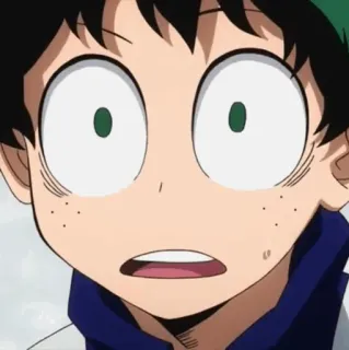 Izuku Midoriya @MyHeroAcademia_Fans telegram stickers