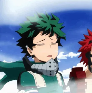 Izuku Midoriya @MyHeroAcademia_Fans telegram stickers