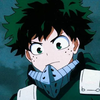 ⚓ 3c81712d Izuku Midoriya My Hero Academia Аниме, Манга, Моя геройская академия, Изуку Мидория, Персонаж, Герой, Аниме персонаж telegram sticker