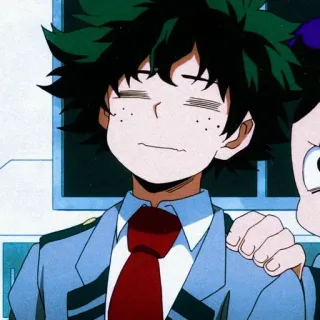 ⚓ 3ff99802 Izuku Midoriya My Hero Academia Аниме, Моя геройская академия, Изуку Мидория, Мидория, Деку, Персонаж, Герой, Манга telegram sticker
