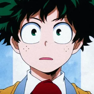 ⚓ 64d45d60 Izuku Midoriya My Hero Academia Аниме, Моя геройская академия, Деку, Изуку Мидория, Мультфильм, Персонаж, Манга telegram sticker