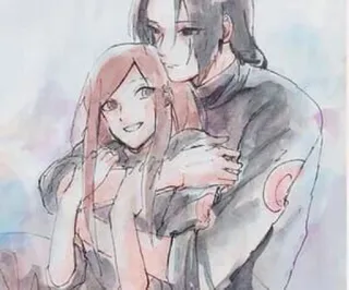 😘 125ff5df anime, coppia, abbraccio, illustrazione telegram sticker