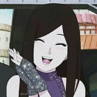 😍 dae16c9f Anime, Ragazza, Scintillio, Cartone animato, Personaggio telegram sticker