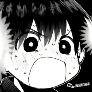 ❄️ 1d3bbebb CARELESS Manga, Anime, Cartoon, Ausdruck, Emotional, Schockiert telegram sticker