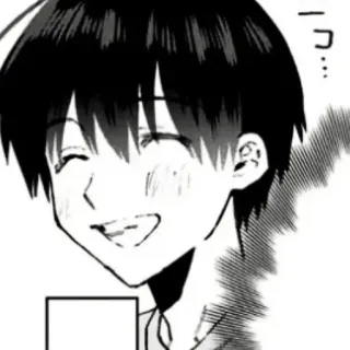 ❄️ 208aa995 … Anime, Manga, Lächeln, Junge telegram sticker