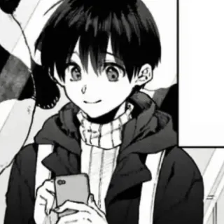 ❄️ 4b60b318 Anime, Manga, Junge, Smartphone, Charakter, Kunst, Illustration telegram sticker