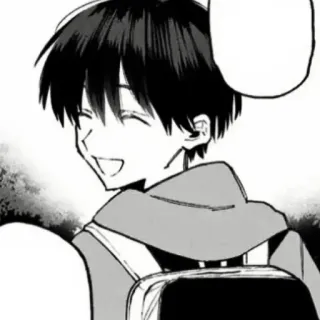 ❄️ c1c16d57 Anime, Manga, Junge, lächelnd, Charakter, Illustration telegram sticker